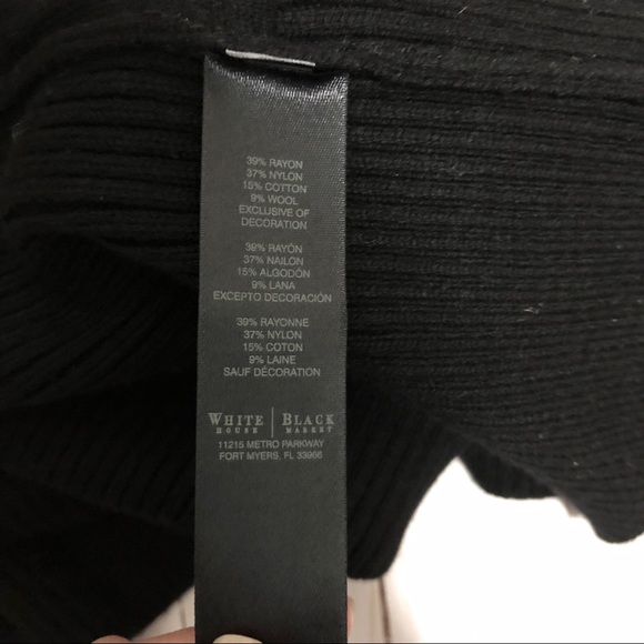 SOLD {WHBM} New Quilted Shimmer Sweater Jacket - Picture 8 of 8